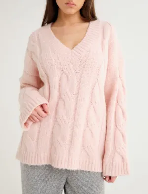 Whistler V-Neck Sweater | Petal