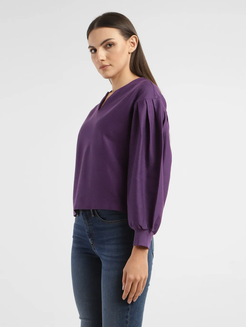Women's Solid Regular Fit Top