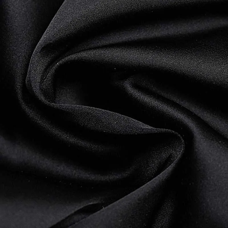 Wrap Ruched Cowl Neck Satin Slip Dress